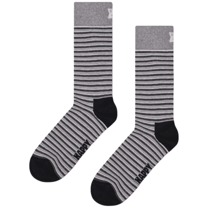 Happy Socks 4 Pack Gift Set Black &amp; White Socks