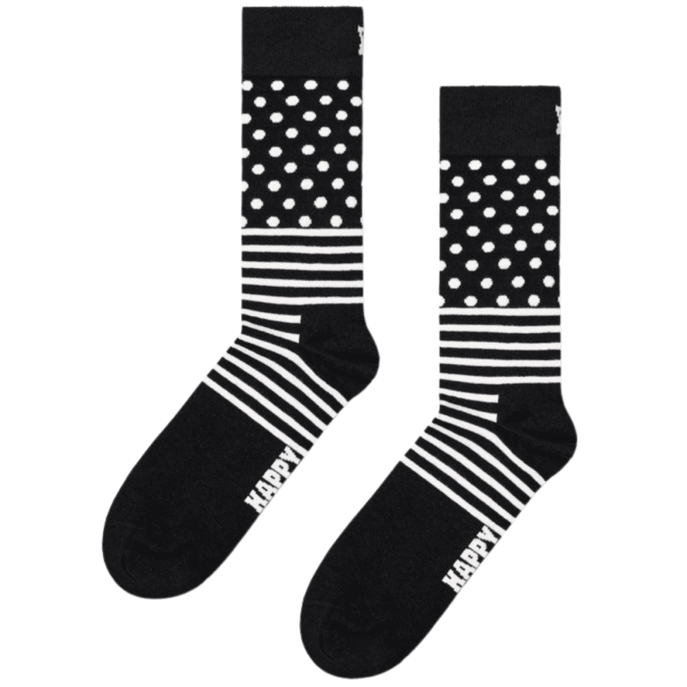 Happy Socks 4 Pack Gift Set Classic Black &amp; White Socks