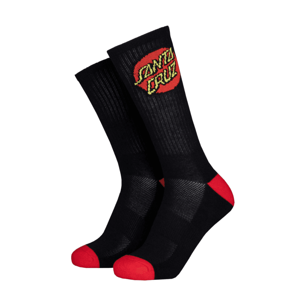 Santa Cruz Youth Classic Dot 2 Pack Socks