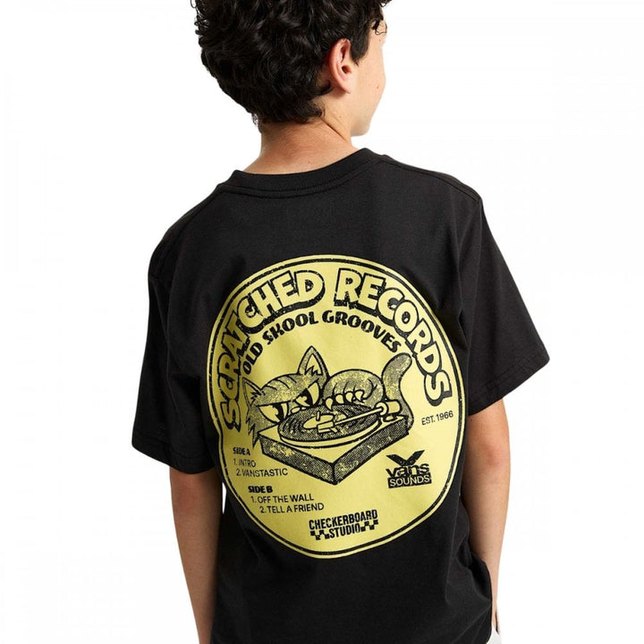 Vans Boys Scratched Records Tee