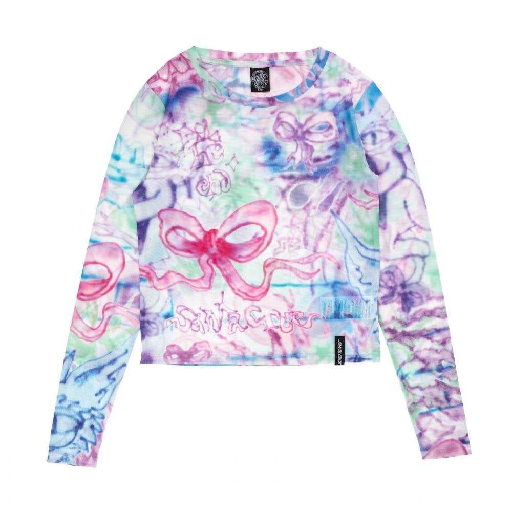 Santa Cruz Strip Digi Mesh LS Top