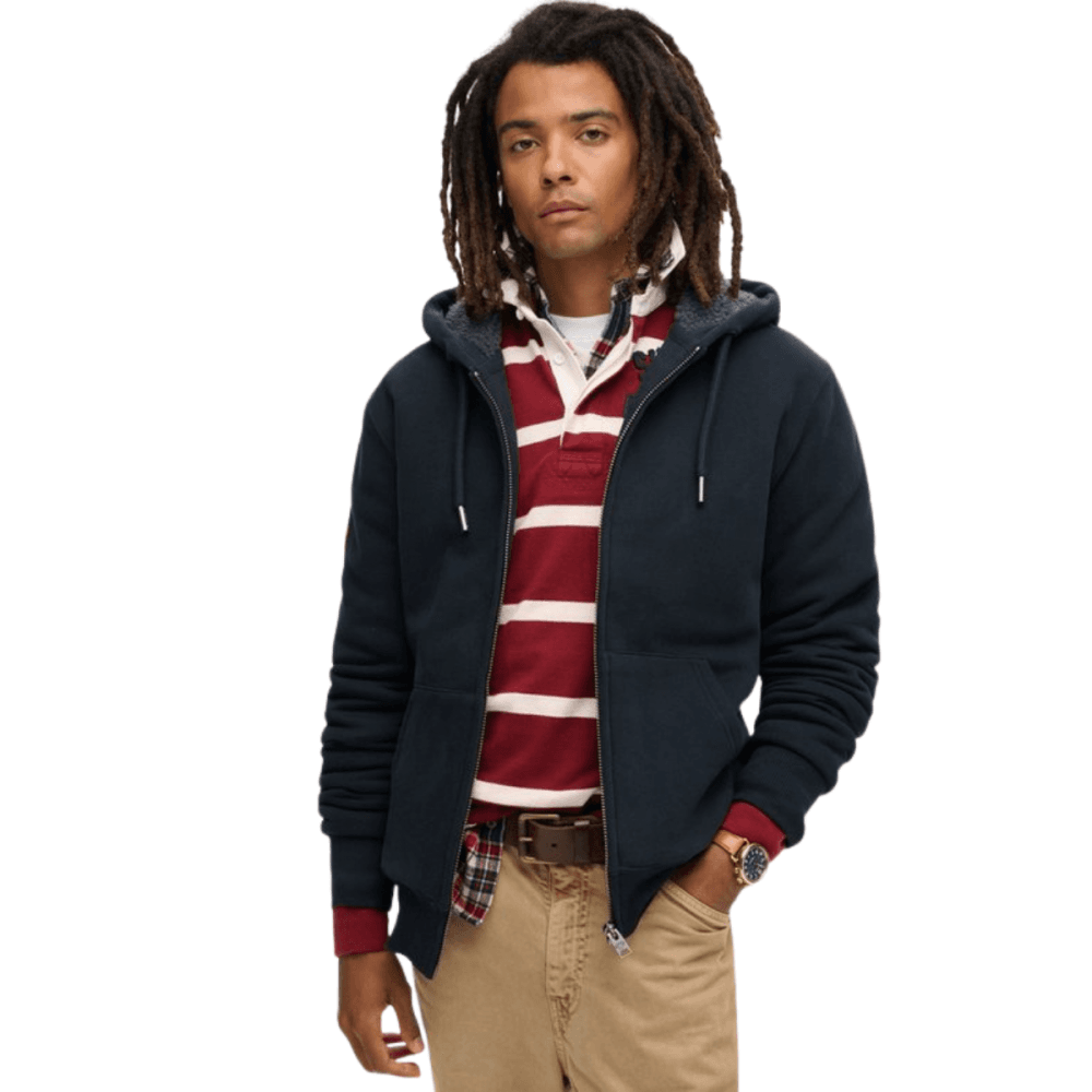 Superdry Borg Lined Zip Hoodie