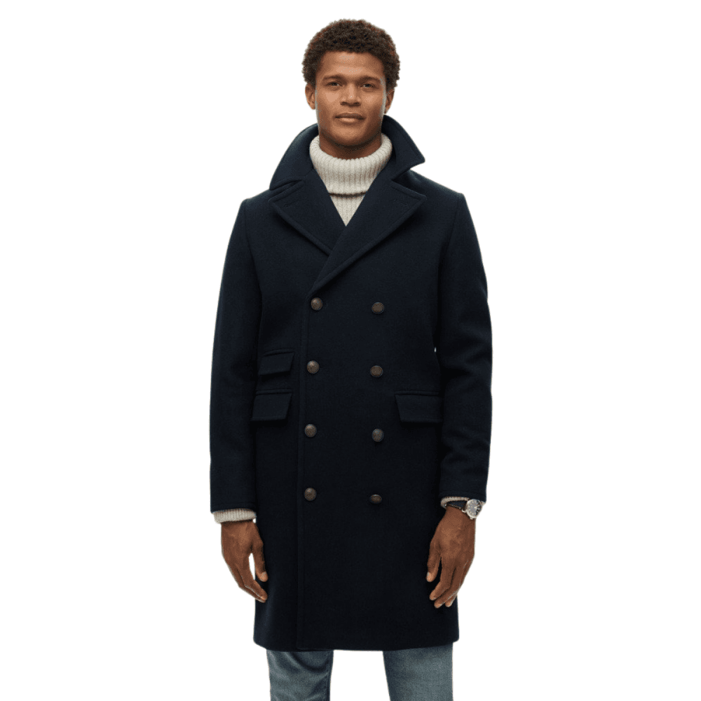 Superdry Merchant Wool Long Coat