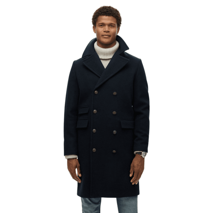 Superdry Merchant Wool Long Coat