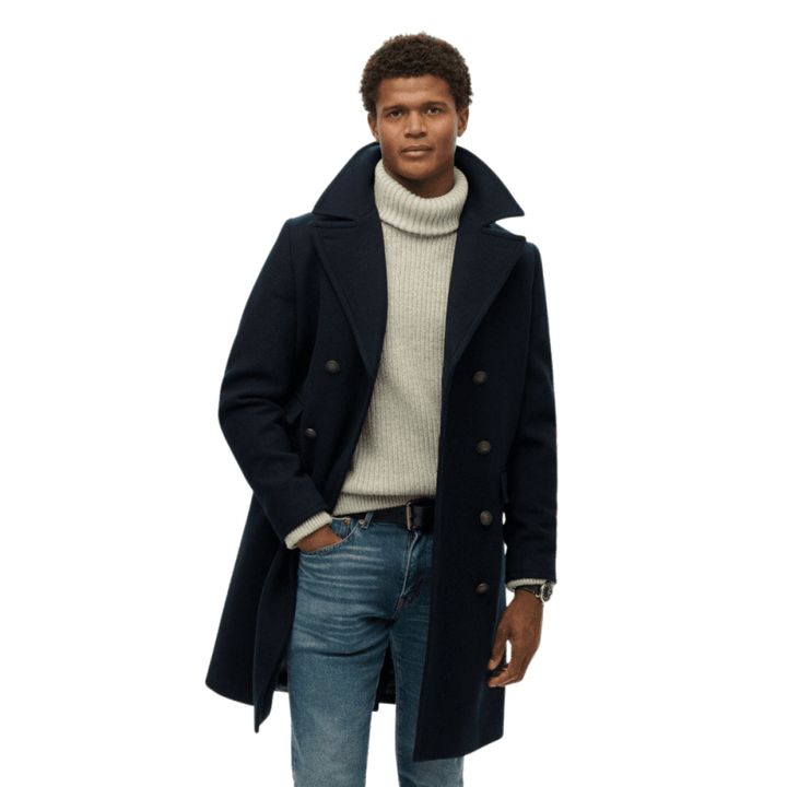 Superdry Merchant Wool Long Coat