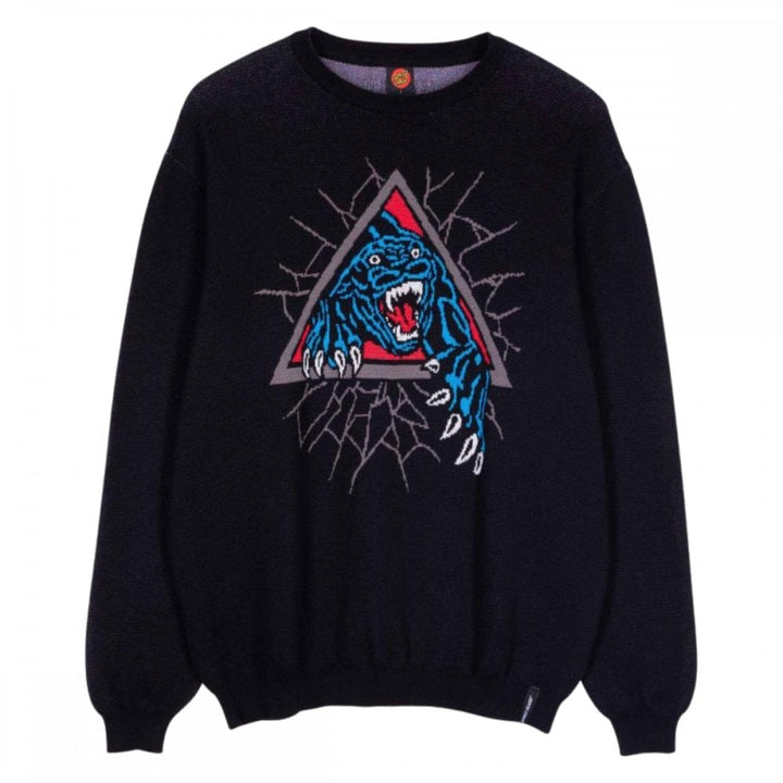 Santa Cruz Natas Sc Panther Knit Crew