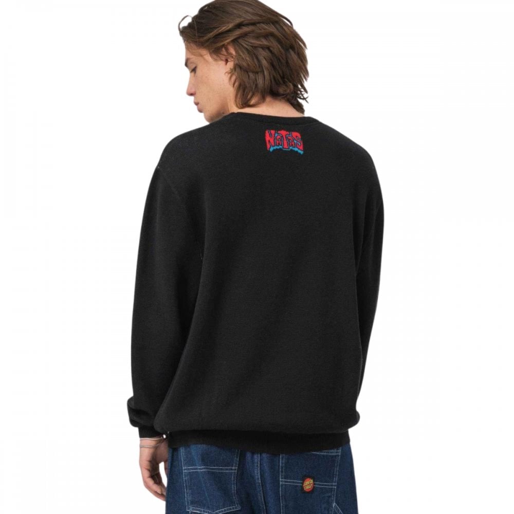 Santa Cruz Natas Sc Panther Knit Crew