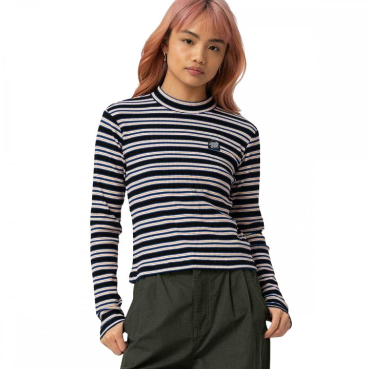Santa Cruz Opus Dot Mock Neck L/S Top