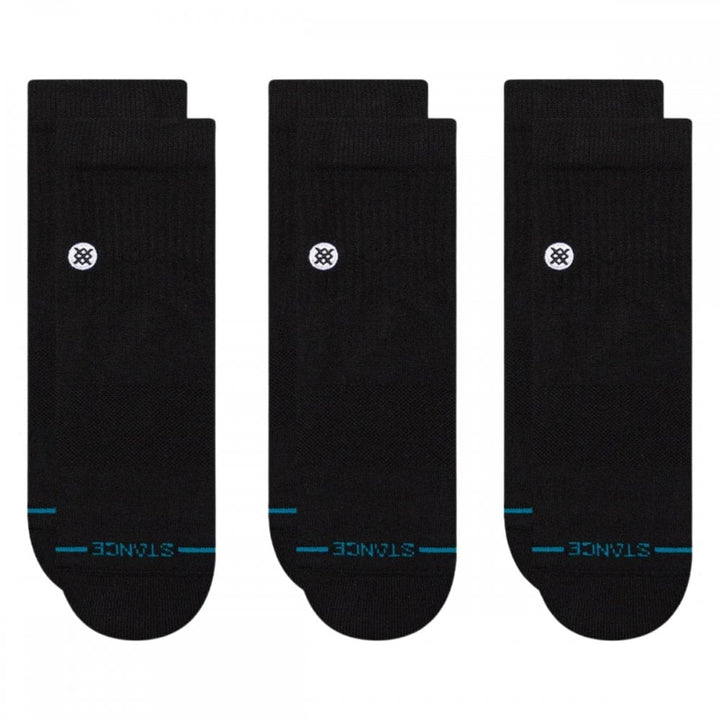 Stance Icon Quarter 3 Pack Socks
