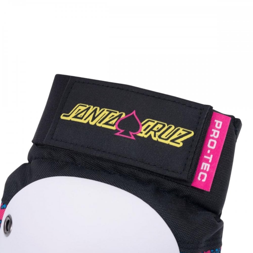 Pro-Tec X Santa Cruz Street Gear Junior 3 Pack Pads Open