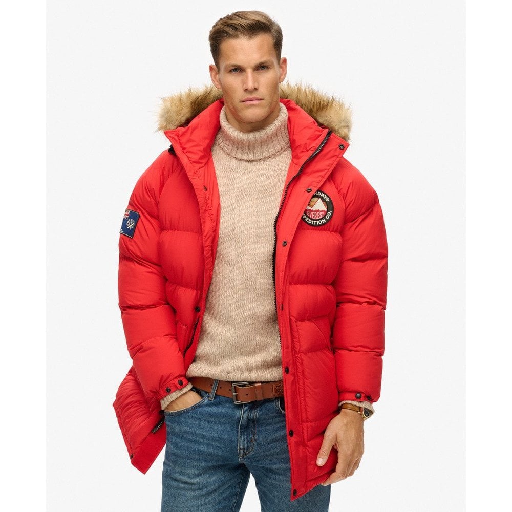 Superdry Everest Longline Baffled Parka