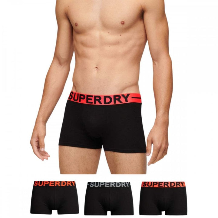 Superdry Organic Cotton Trunk Triple Pack