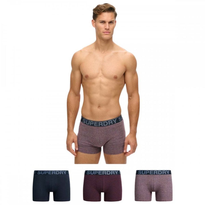 Superdry Organic Cotton Boxer Triple Pack