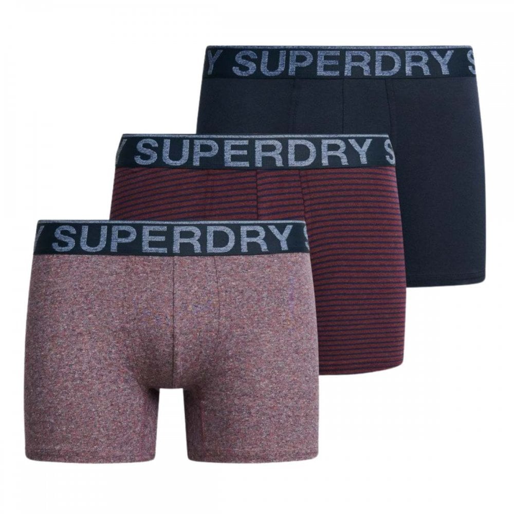 Superdry Organic Cotton Boxer Triple Pack