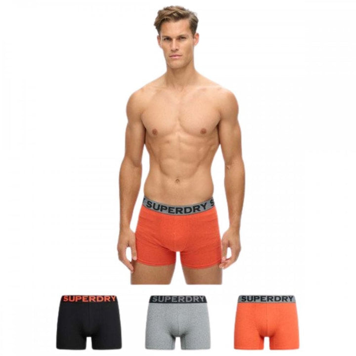 Superdry Organic Cotton Boxer Triple Pack