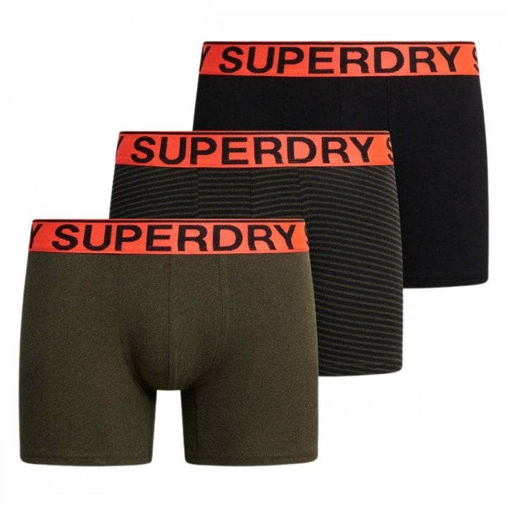 Superdry Organic Cotton Boxer Triple Pack
