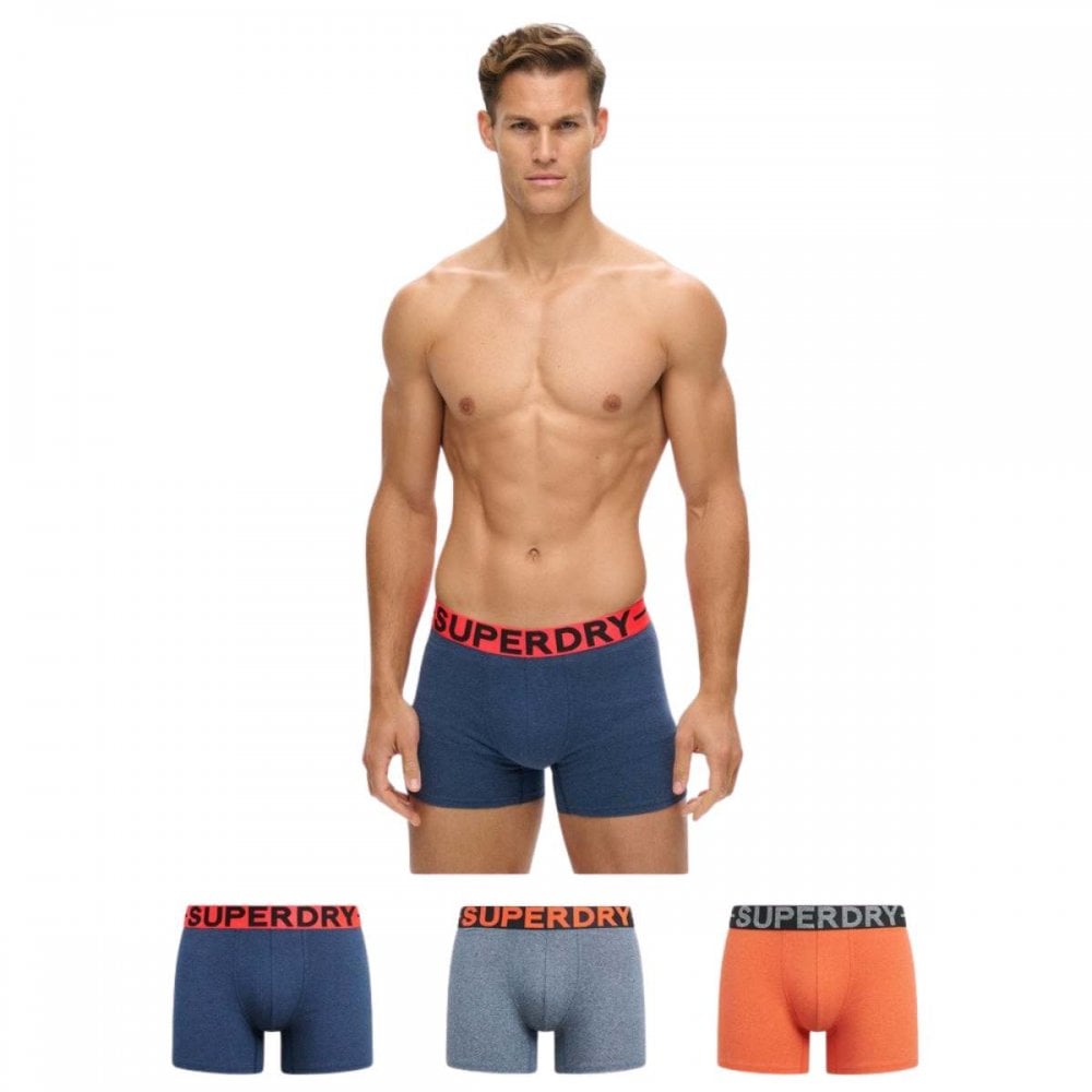 Superdry Organic Cotton Boxer Triple Pack