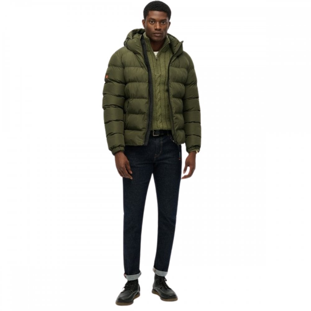 Superdry Hooded Sports Puffer Jacket