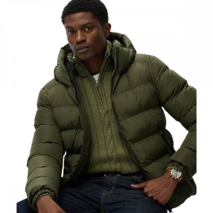 Superdry Hooded Sports Puffer Jacket