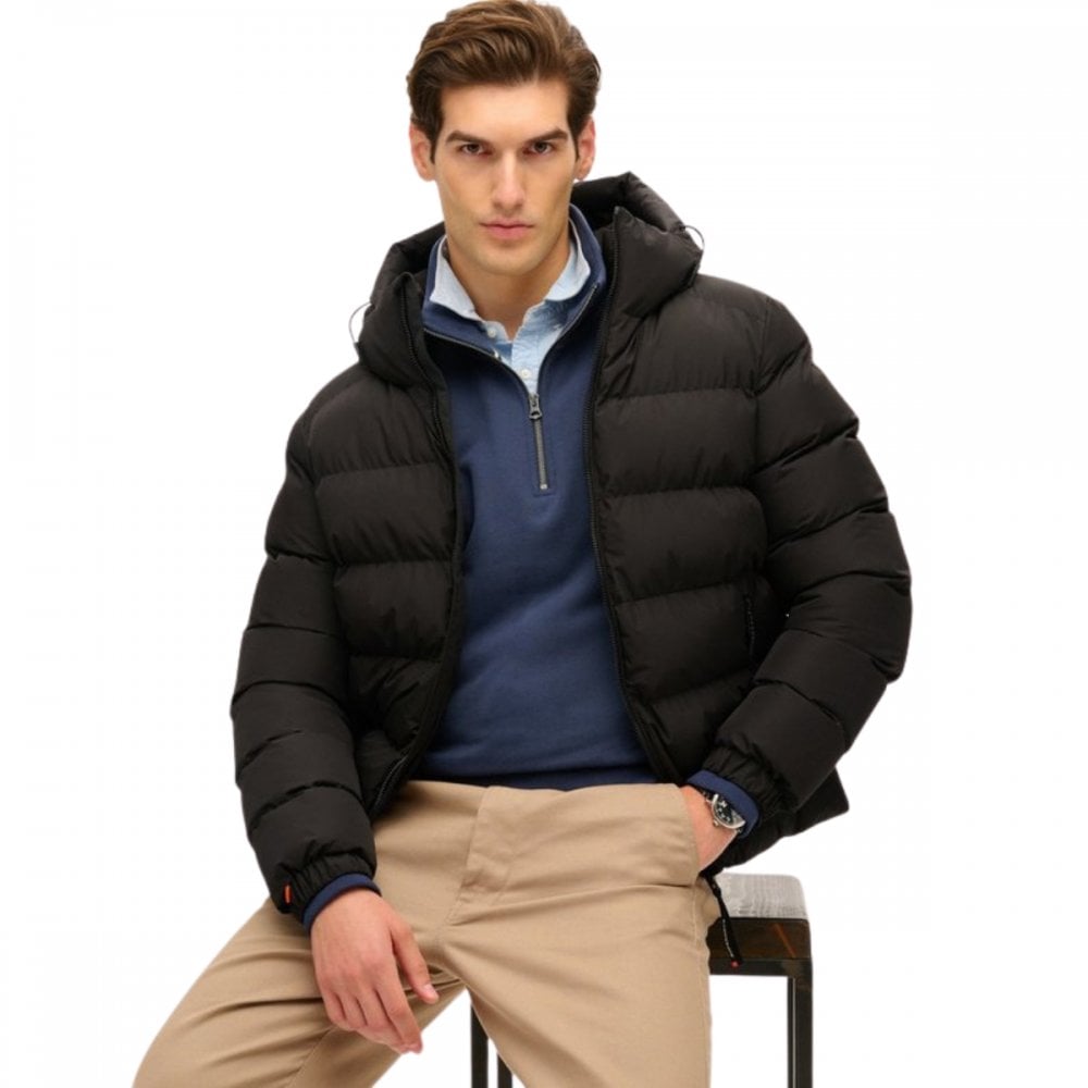 Superdry Hooded Sports Puffer Jacket