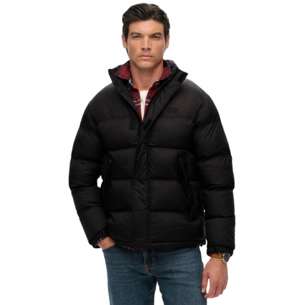 Superdry Black Puffer Jacket