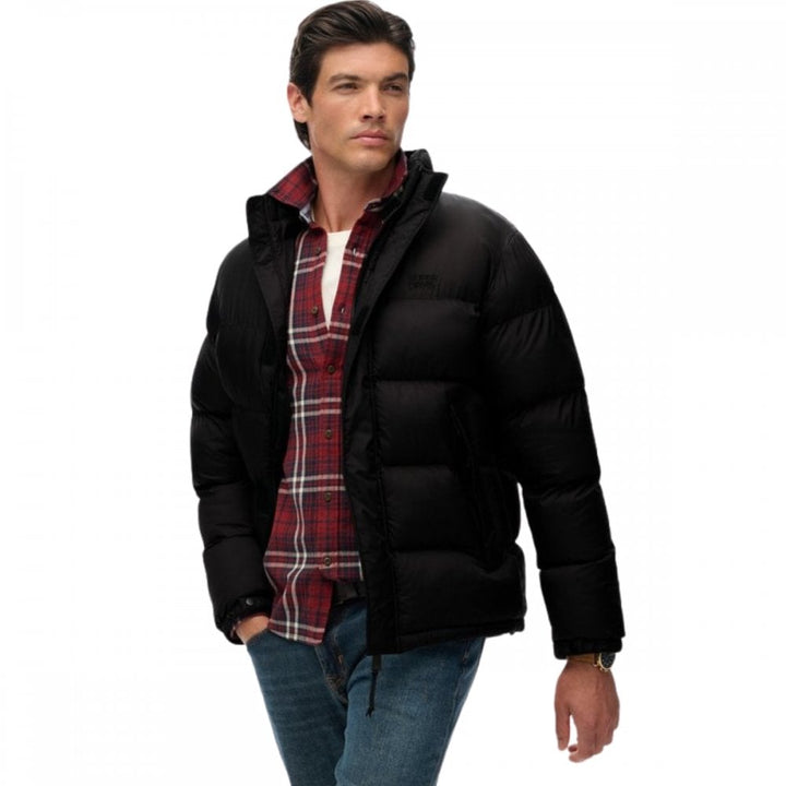 Superdry Black Puffer Jacket