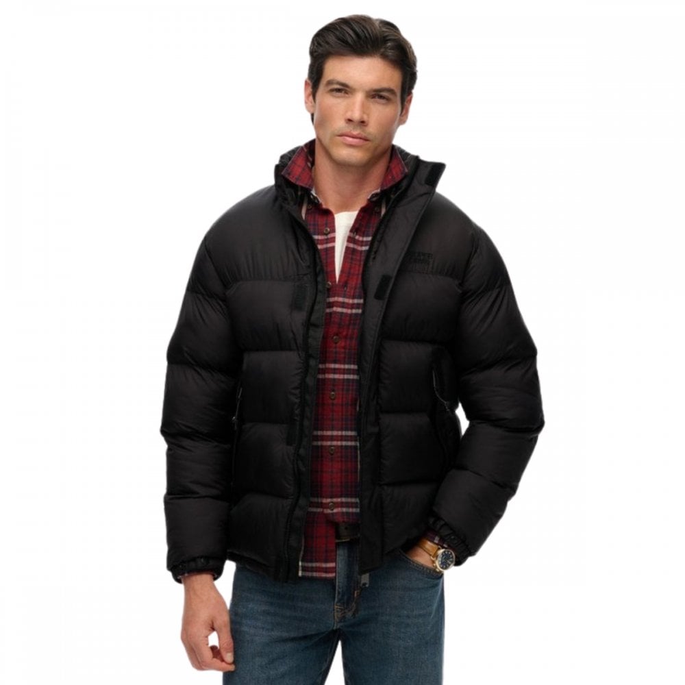 Superdry Black Puffer Jacket