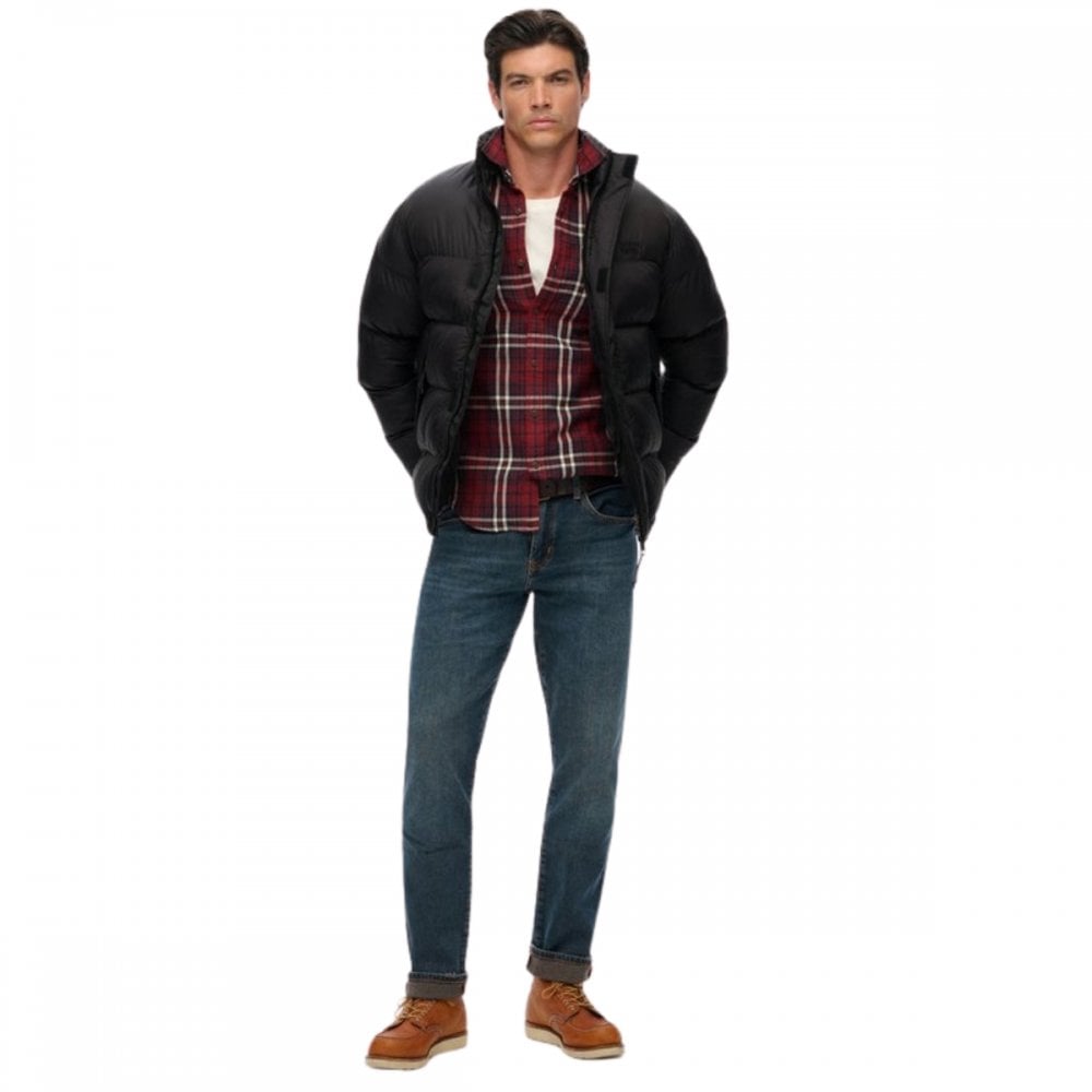 Superdry Black Puffer Jacket