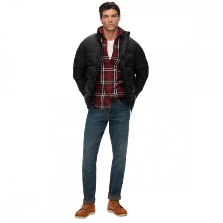 Superdry Black Puffer Jacket