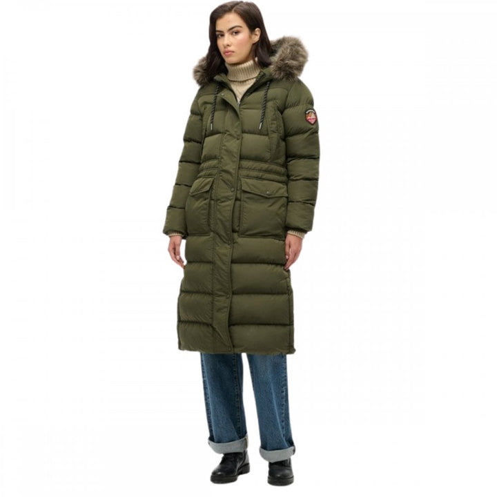 Superdry Everest Faux Fur Longline Jacket