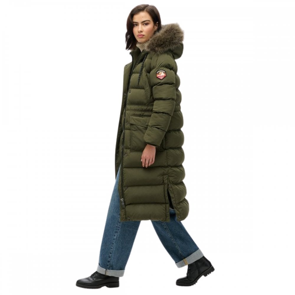 Superdry Everest Faux Fur Longline Jacket