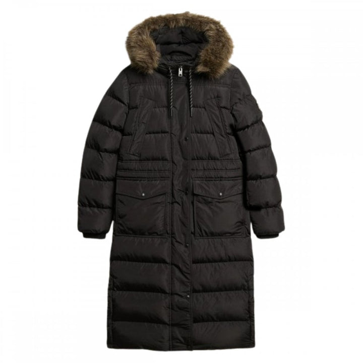 Superdry Everest Faux Fur Longline Jacket