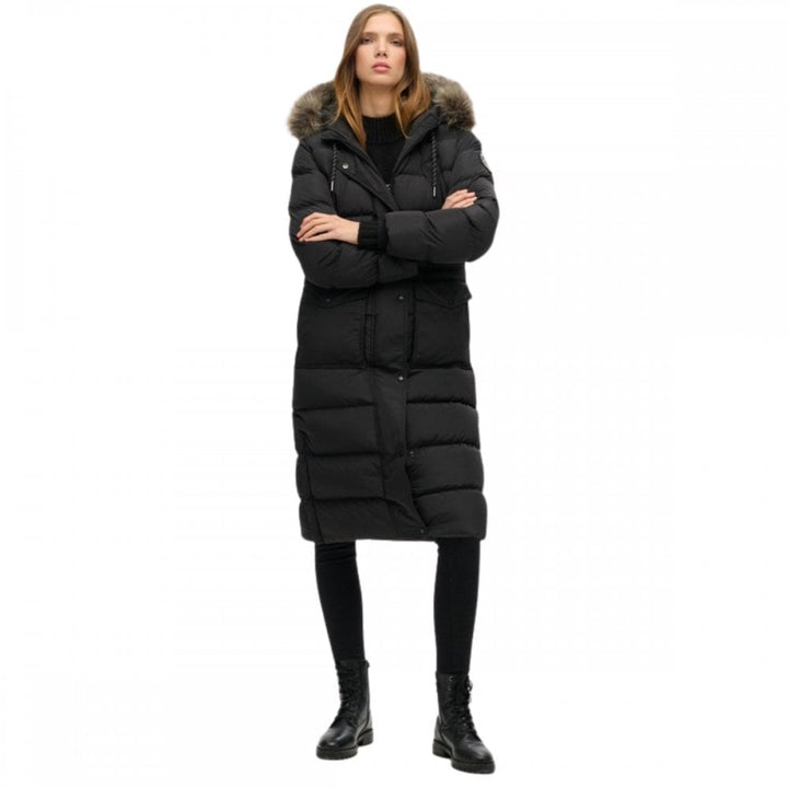 Superdry Everest Faux Fur Longline Jacket