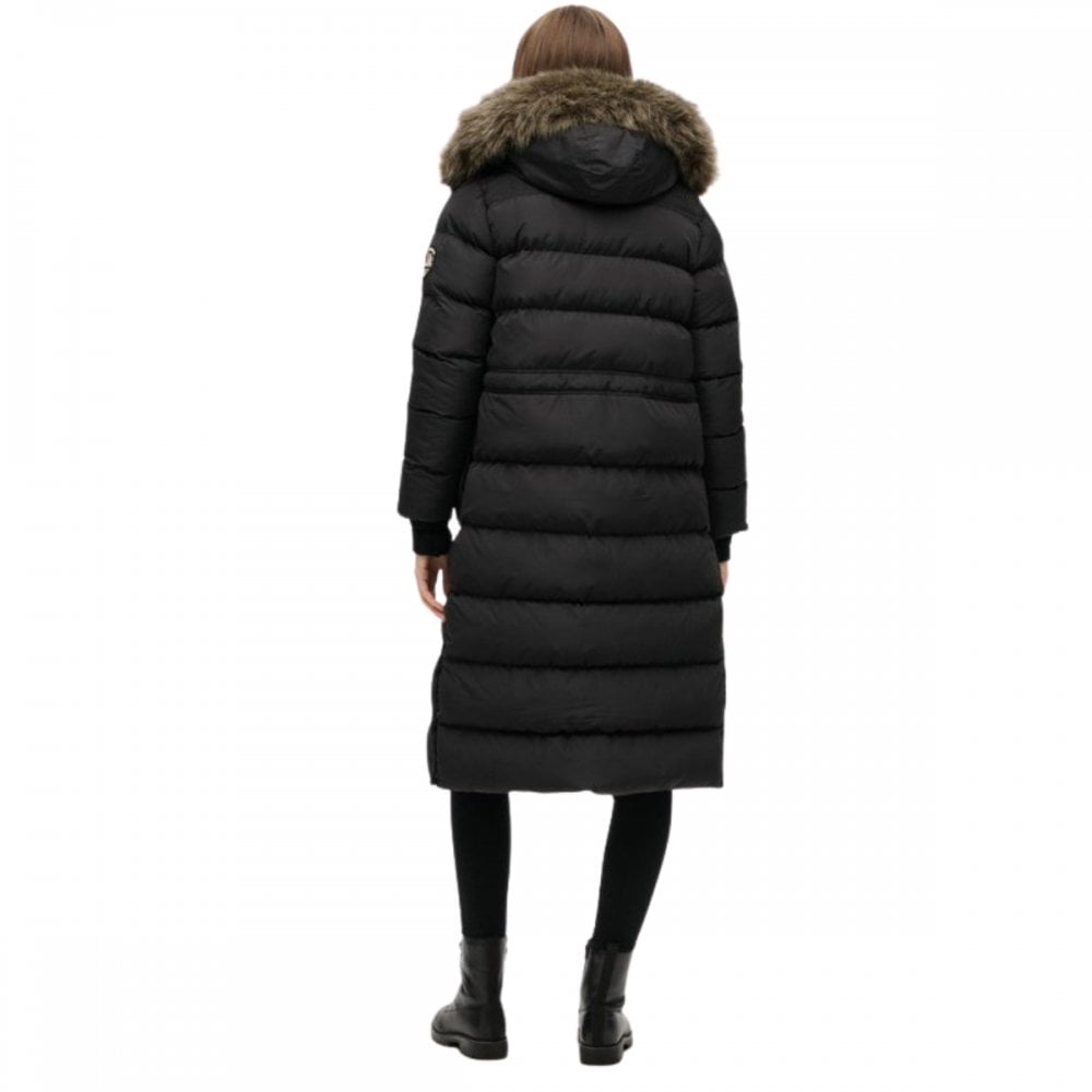 Superdry Everest Faux Fur Longline Jacket