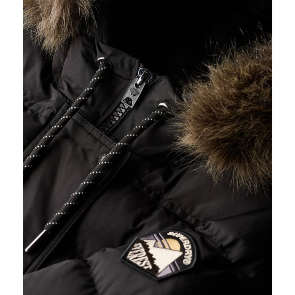 Superdry Everest Faux Fur Longline Jacket
