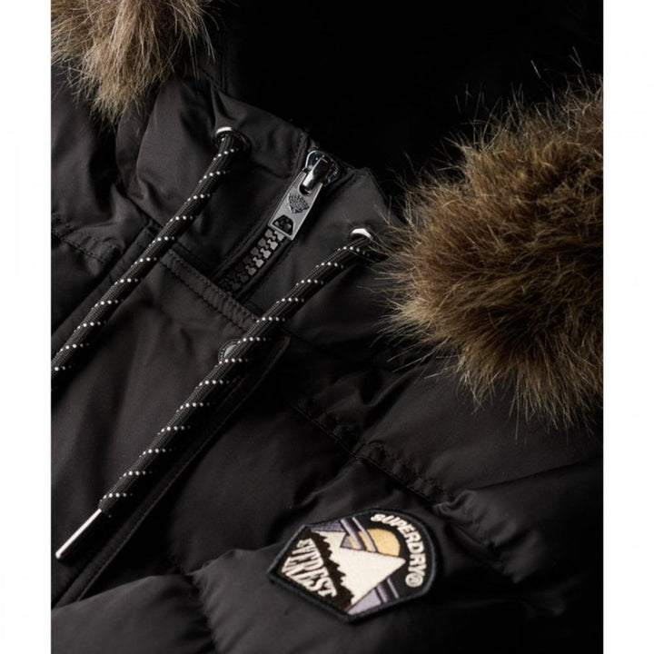 Superdry Everest Faux Fur Longline Jacket