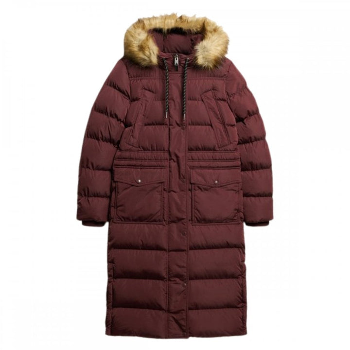 Superdry Everest Faux Fur Longline Jacket