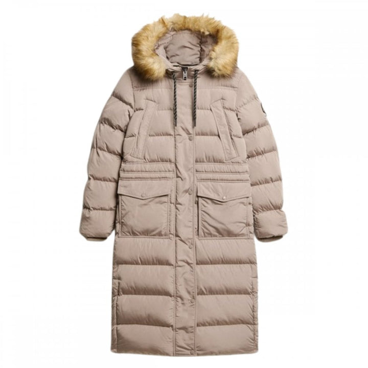Superdry Everest Faux Fur Longline Jacket