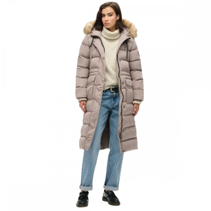 Superdry Everest Faux Fur Longline Jacket