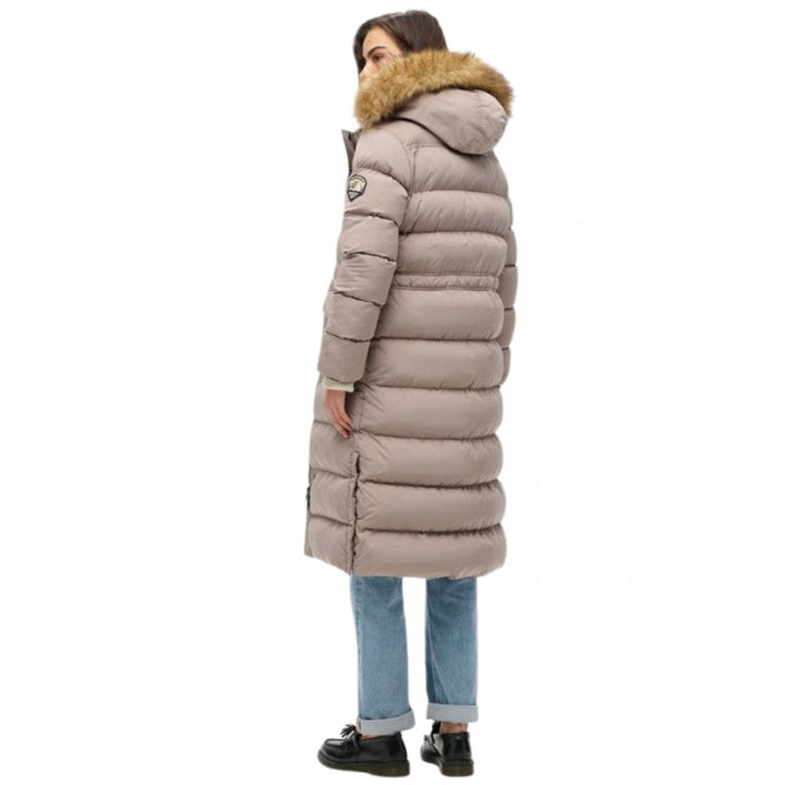 Superdry Everest Faux Fur Longline Jacket