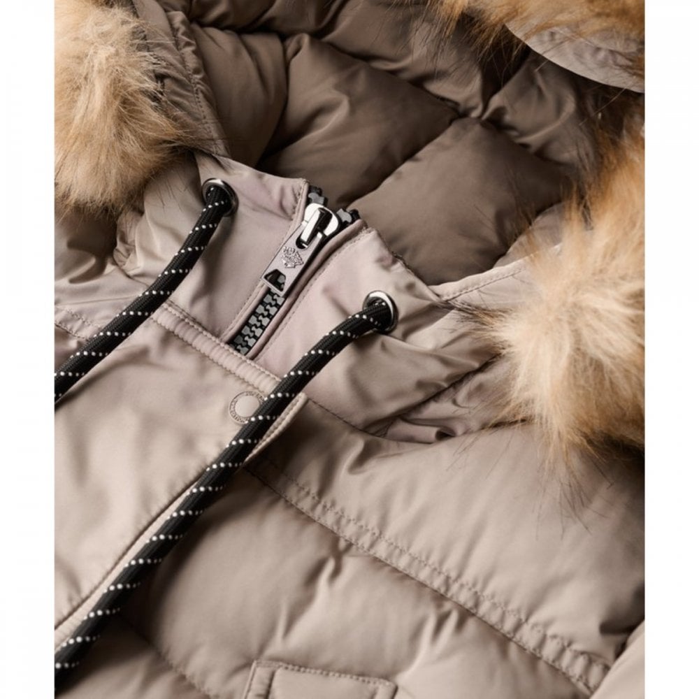 Superdry Everest Faux Fur Longline Jacket