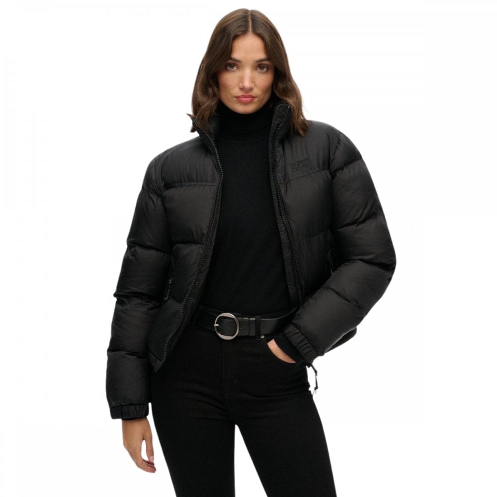 Superdry Black Puffer Jacket