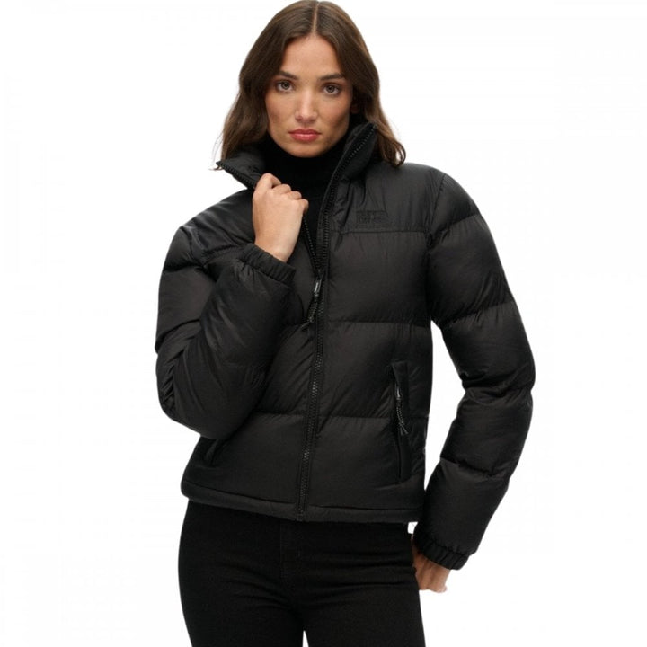 Superdry Black Puffer Jacket