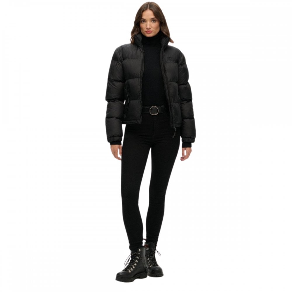 Superdry Black Puffer Jacket