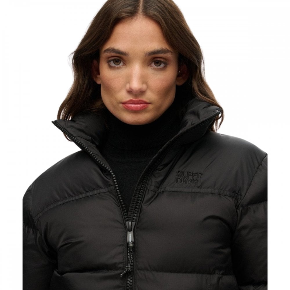 Superdry Black Puffer Jacket