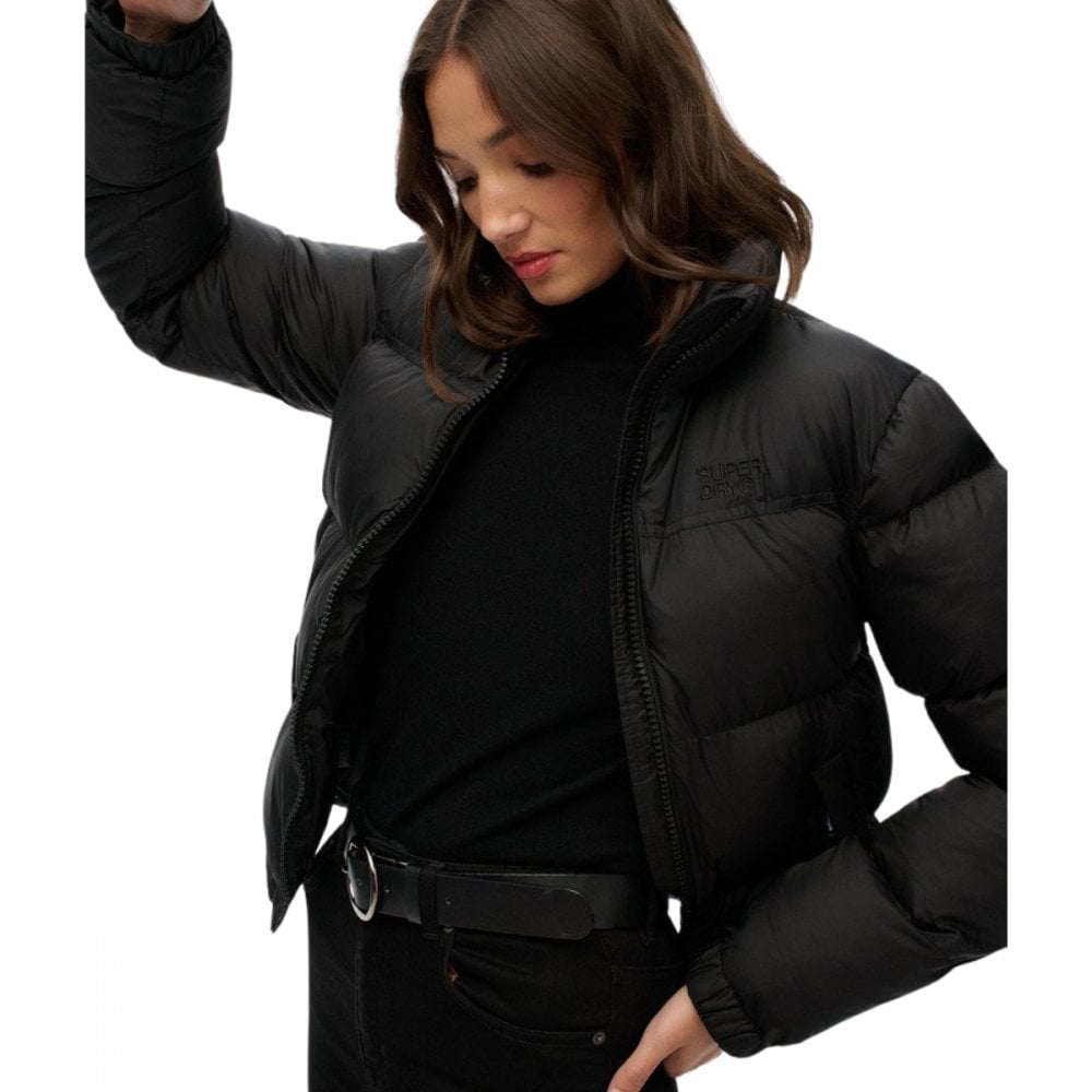 Superdry Black Puffer Jacket