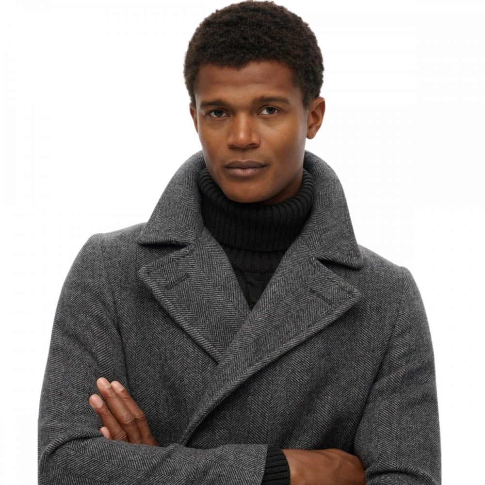 Superdry Merchant Store Wool Blend Pea Coat