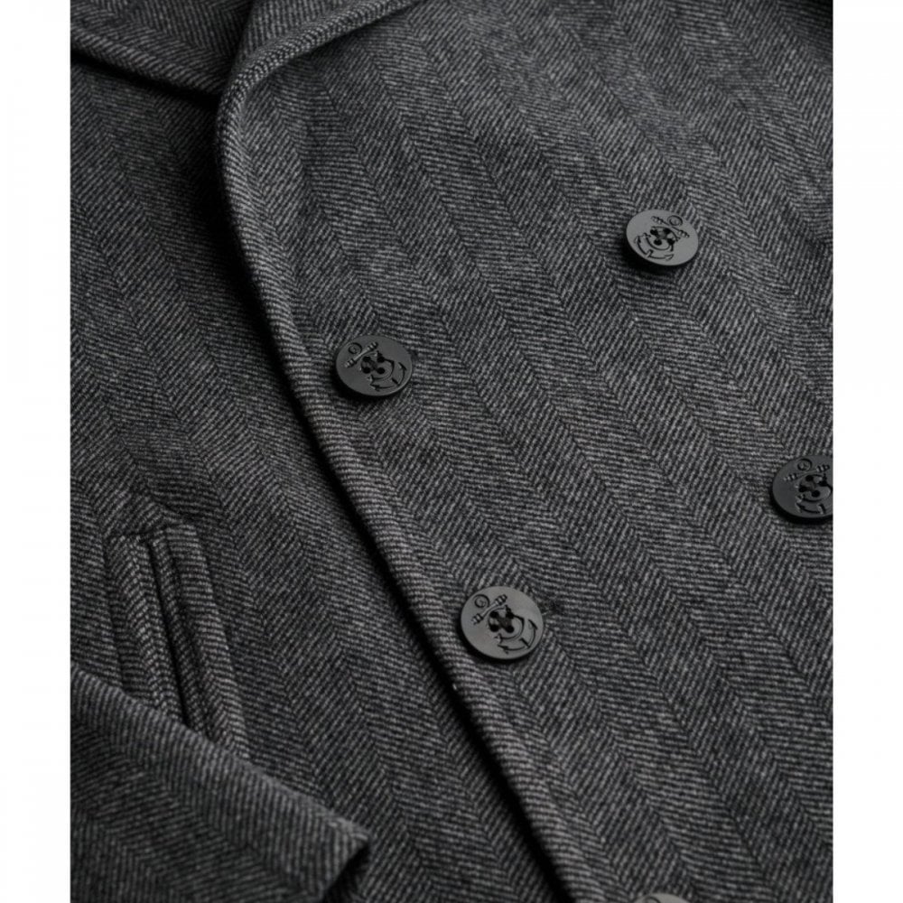 Superdry Merchant Store Wool Blend Pea Coat