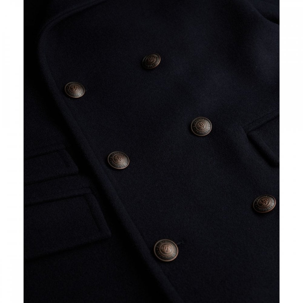 Superdry Merchant Store Wool Blend Long Coat