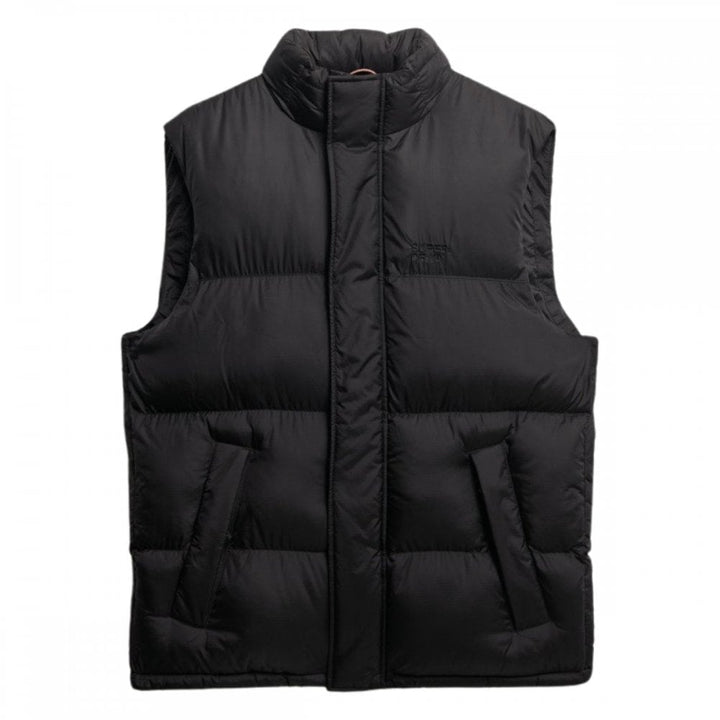 Superdry Black Puffer Gilet